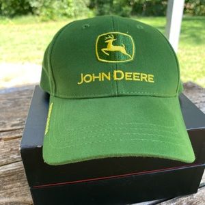 John Deere Cap Hat Adjustable‎ “Owner Edition” Green OSFA GUC